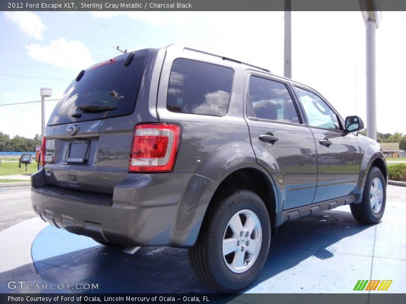 Sterling Gray Metallic / Charcoal Black 2012 Ford Escape XLT