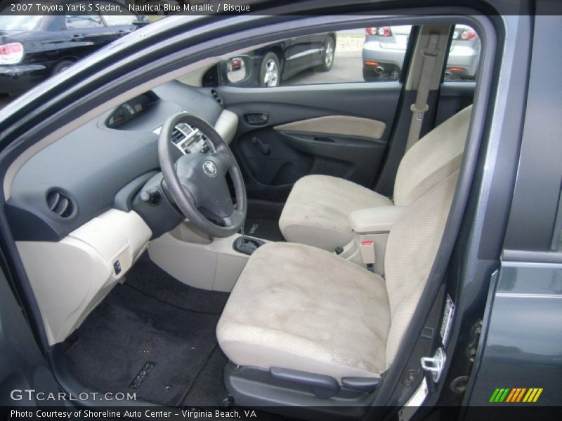 Nautical Blue Metallic / Bisque 2007 Toyota Yaris S Sedan