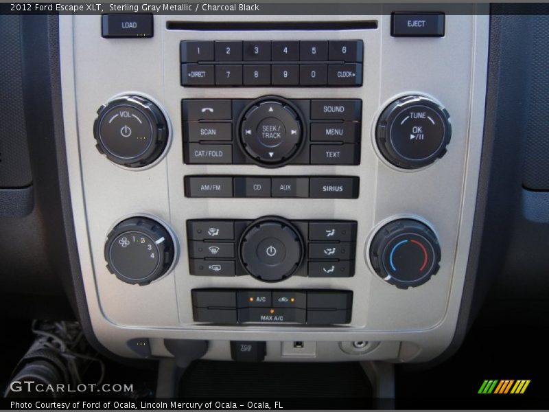 Controls of 2012 Escape XLT