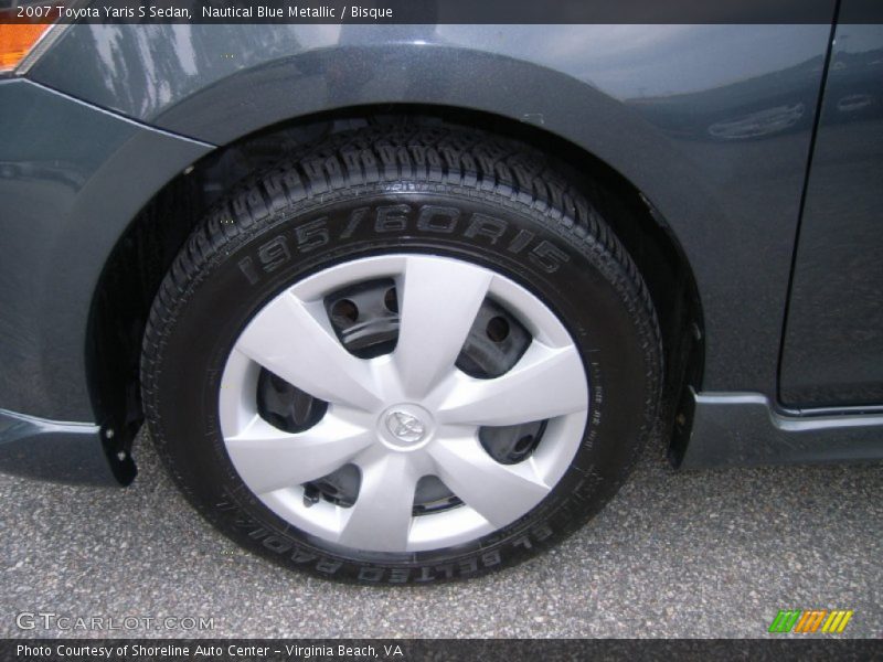 Nautical Blue Metallic / Bisque 2007 Toyota Yaris S Sedan