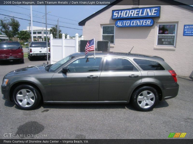 Dark Titanium Metallic / Dark Khaki/Light Graystone 2008 Dodge Magnum