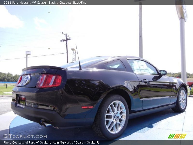 Black / Charcoal Black/Red 2012 Ford Mustang V6 Coupe