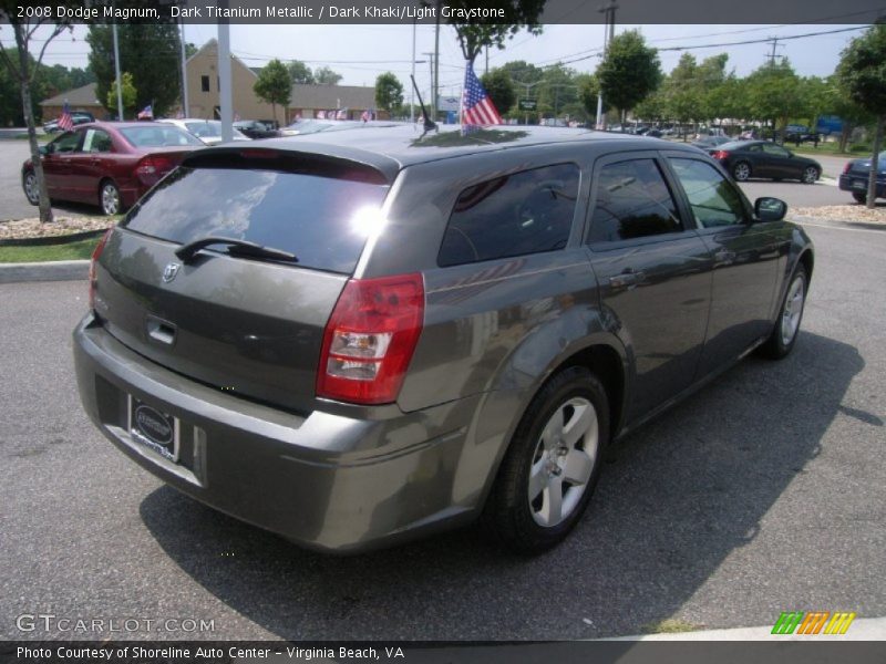 Dark Titanium Metallic / Dark Khaki/Light Graystone 2008 Dodge Magnum