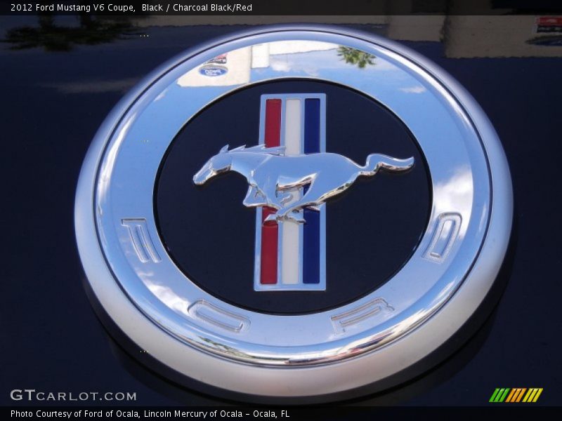 Black / Charcoal Black/Red 2012 Ford Mustang V6 Coupe