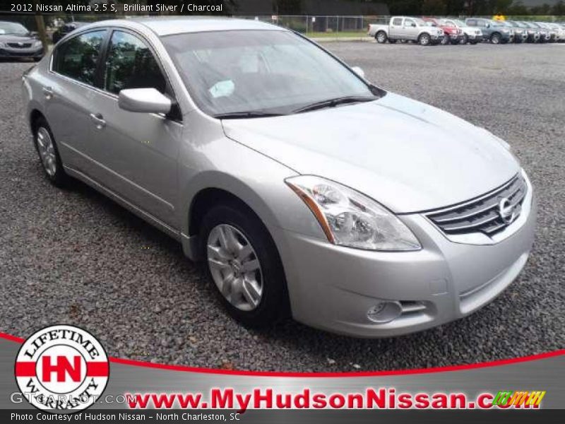 Brilliant Silver / Charcoal 2012 Nissan Altima 2.5 S