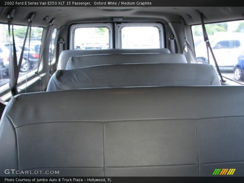 Oxford White / Medium Graphite 2002 Ford E Series Van E350 XLT 15 Passenger