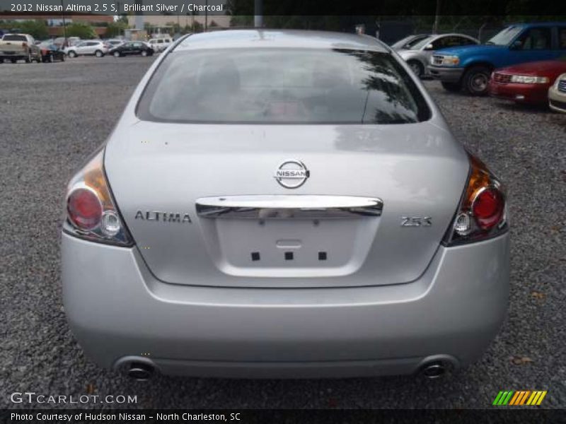 Brilliant Silver / Charcoal 2012 Nissan Altima 2.5 S