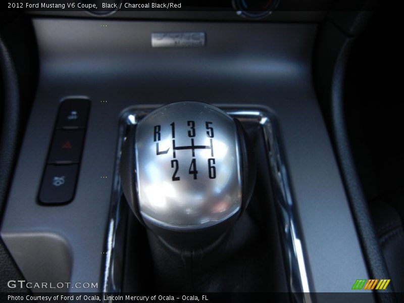 Black / Charcoal Black/Red 2012 Ford Mustang V6 Coupe