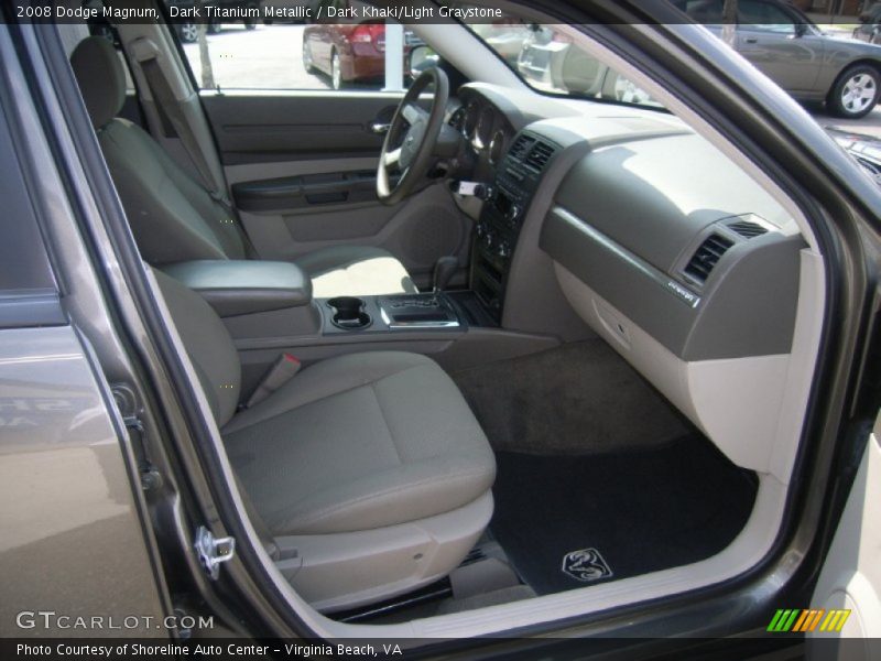Dark Titanium Metallic / Dark Khaki/Light Graystone 2008 Dodge Magnum