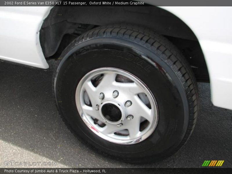 Oxford White / Medium Graphite 2002 Ford E Series Van E350 XLT 15 Passenger