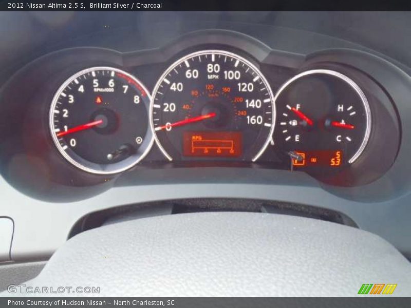 Brilliant Silver / Charcoal 2012 Nissan Altima 2.5 S