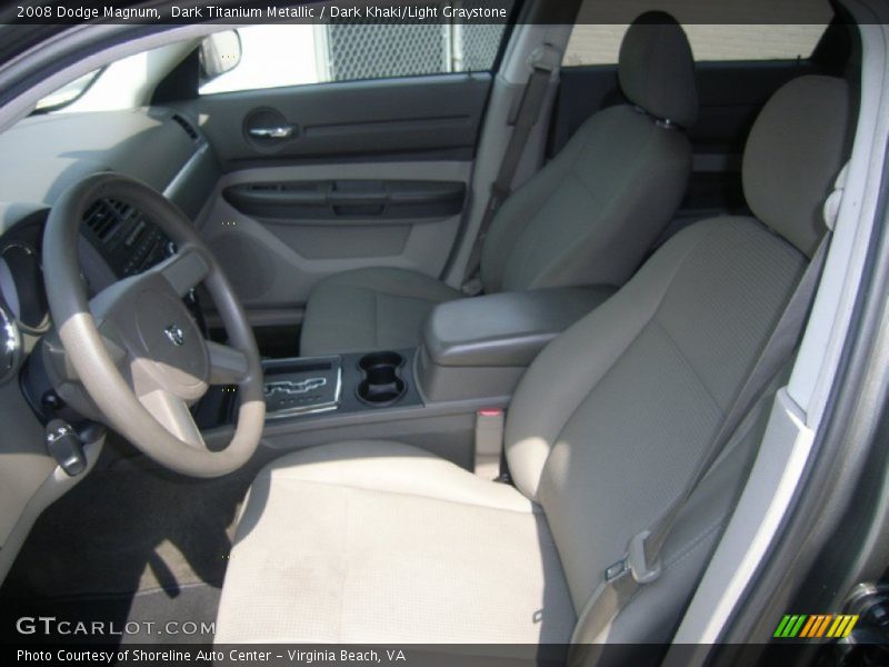 Dark Titanium Metallic / Dark Khaki/Light Graystone 2008 Dodge Magnum