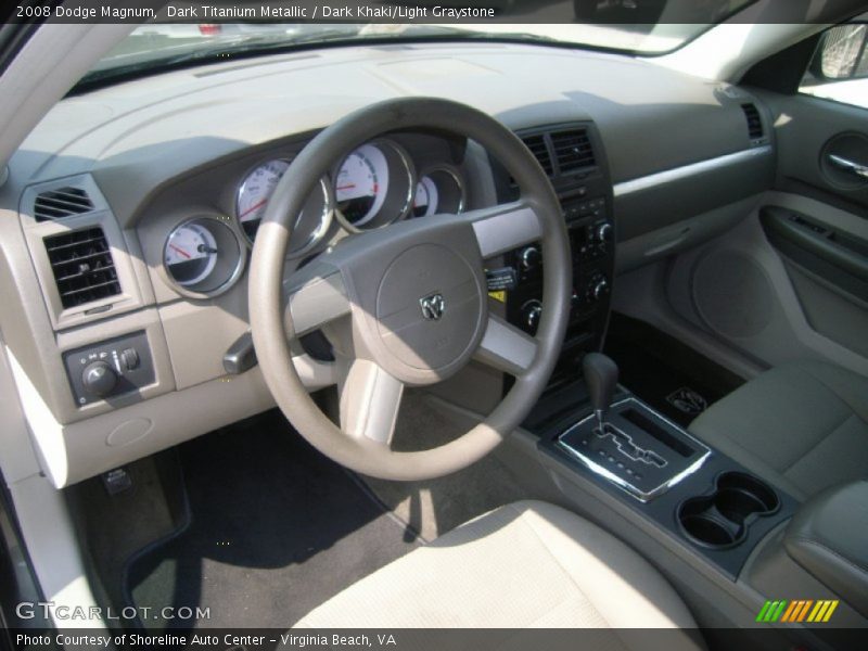 Dark Titanium Metallic / Dark Khaki/Light Graystone 2008 Dodge Magnum