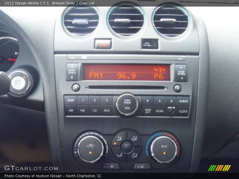 Brilliant Silver / Charcoal 2012 Nissan Altima 2.5 S
