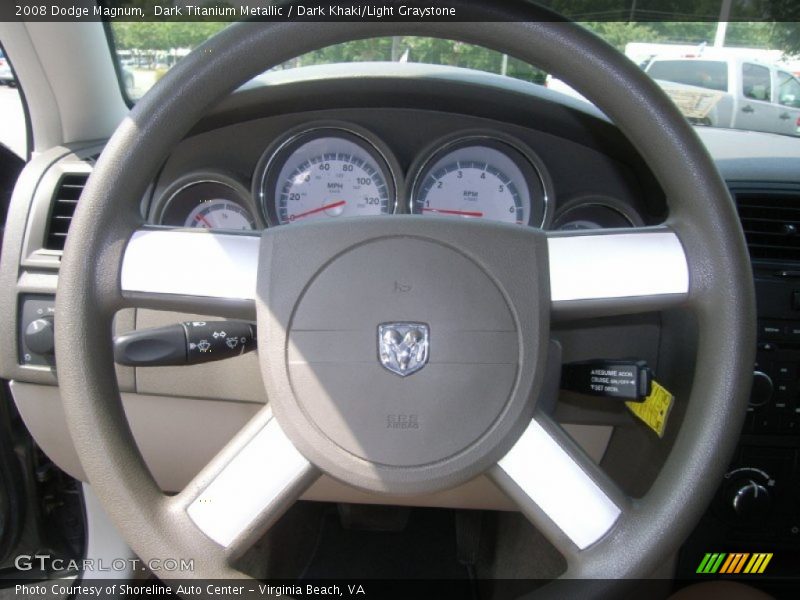 Dark Titanium Metallic / Dark Khaki/Light Graystone 2008 Dodge Magnum