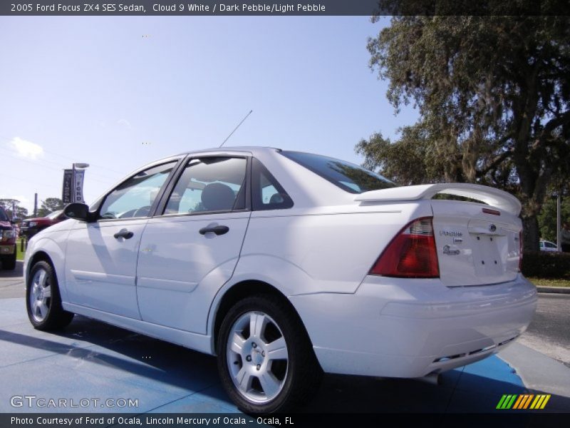 Cloud 9 White / Dark Pebble/Light Pebble 2005 Ford Focus ZX4 SES Sedan