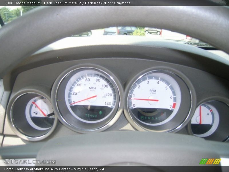 Dark Titanium Metallic / Dark Khaki/Light Graystone 2008 Dodge Magnum