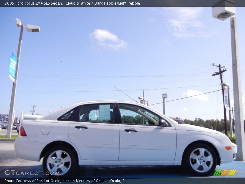 Cloud 9 White / Dark Pebble/Light Pebble 2005 Ford Focus ZX4 SES Sedan