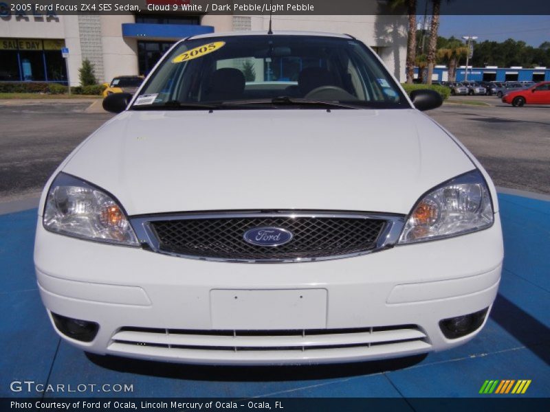 Cloud 9 White / Dark Pebble/Light Pebble 2005 Ford Focus ZX4 SES Sedan