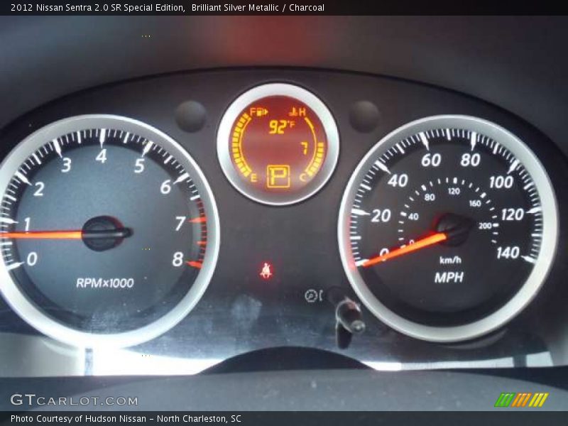 Brilliant Silver Metallic / Charcoal 2012 Nissan Sentra 2.0 SR Special Edition