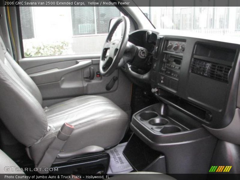 Yellow / Medium Pewter 2006 GMC Savana Van 2500 Extended Cargo