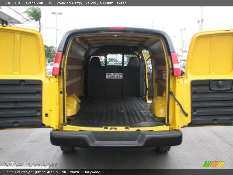 Yellow / Medium Pewter 2006 GMC Savana Van 2500 Extended Cargo