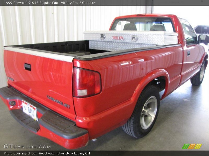 Victory Red / Graphite 1999 Chevrolet S10 LS Regular Cab