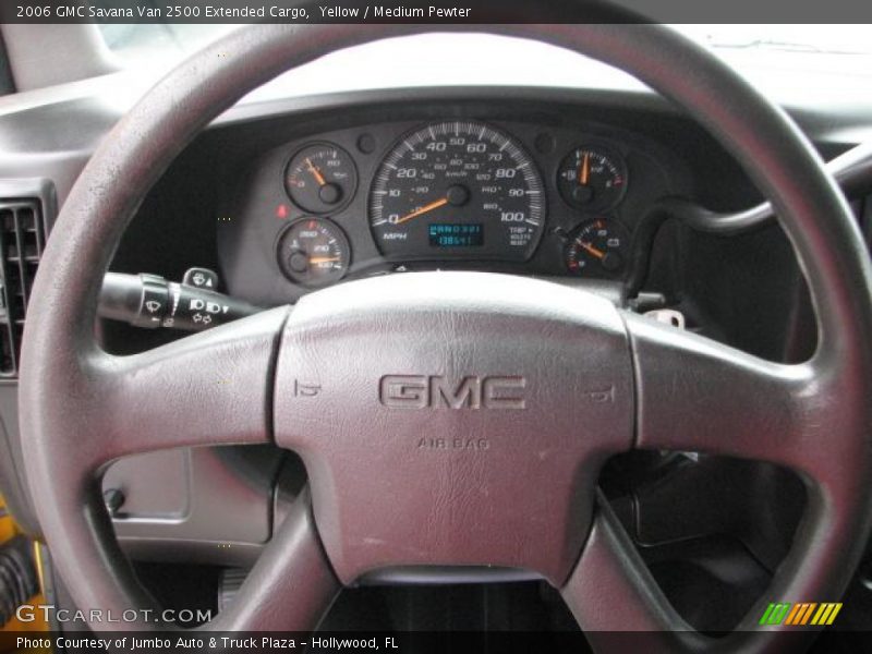 Yellow / Medium Pewter 2006 GMC Savana Van 2500 Extended Cargo