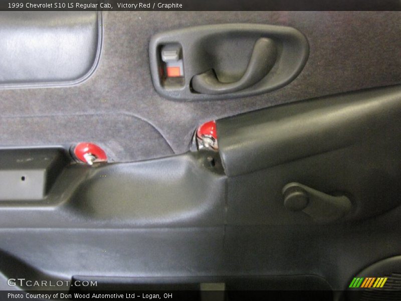 Victory Red / Graphite 1999 Chevrolet S10 LS Regular Cab