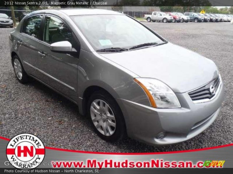 Magnetic Gray Metallic / Charcoal 2012 Nissan Sentra 2.0 S