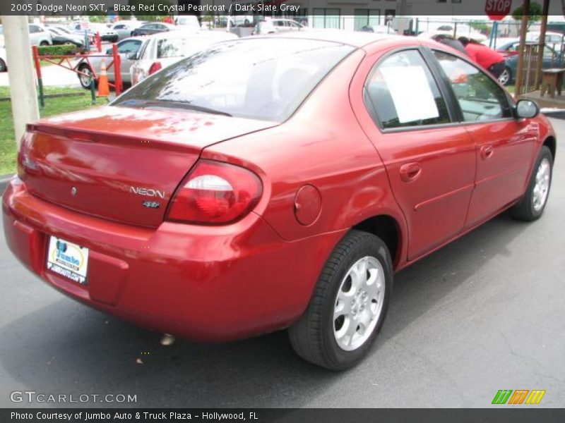 Blaze Red Crystal Pearlcoat / Dark Slate Gray 2005 Dodge Neon SXT