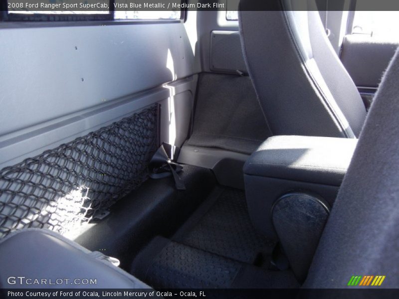 Vista Blue Metallic / Medium Dark Flint 2008 Ford Ranger Sport SuperCab