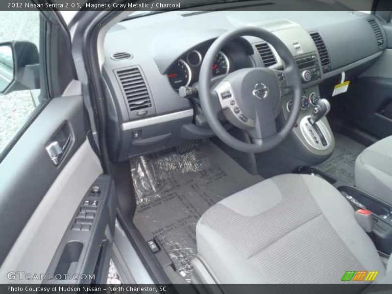 Magnetic Gray Metallic / Charcoal 2012 Nissan Sentra 2.0 S