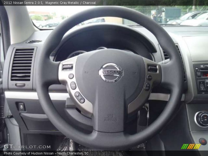 Magnetic Gray Metallic / Charcoal 2012 Nissan Sentra 2.0 S
