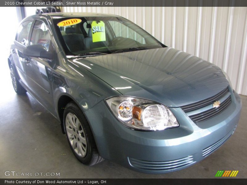 Silver Moss Metallic / Gray 2010 Chevrolet Cobalt LT Sedan