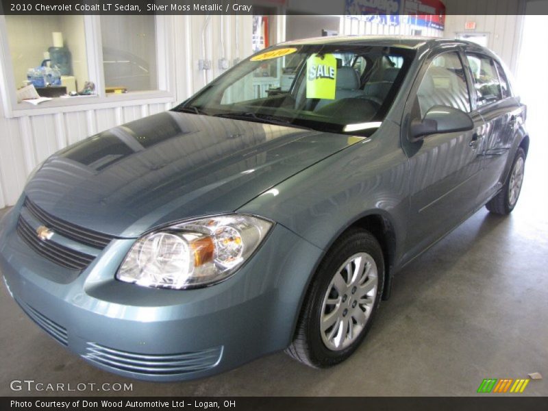 Silver Moss Metallic / Gray 2010 Chevrolet Cobalt LT Sedan