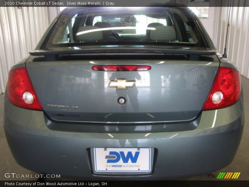 Silver Moss Metallic / Gray 2010 Chevrolet Cobalt LT Sedan