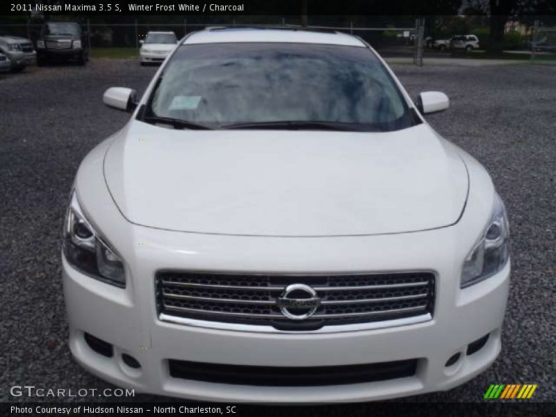 Winter Frost White / Charcoal 2011 Nissan Maxima 3.5 S