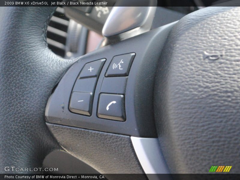 Jet Black / Black Nevada Leather 2009 BMW X6 xDrive50i