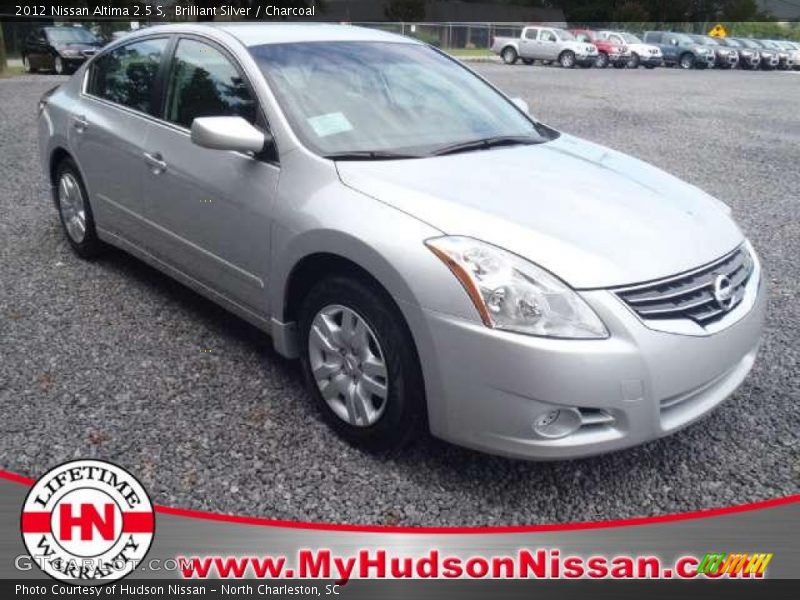 Brilliant Silver / Charcoal 2012 Nissan Altima 2.5 S