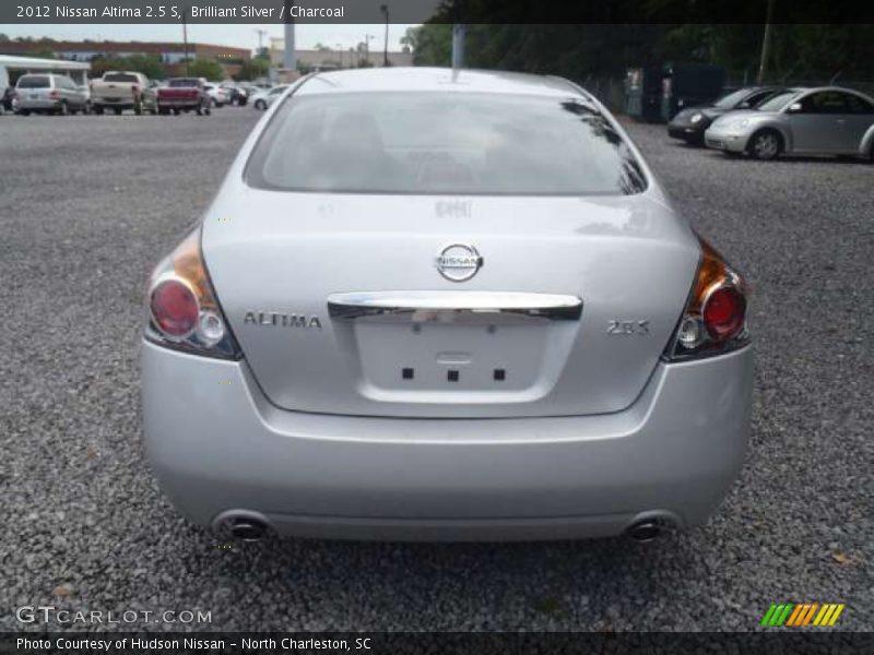 Brilliant Silver / Charcoal 2012 Nissan Altima 2.5 S