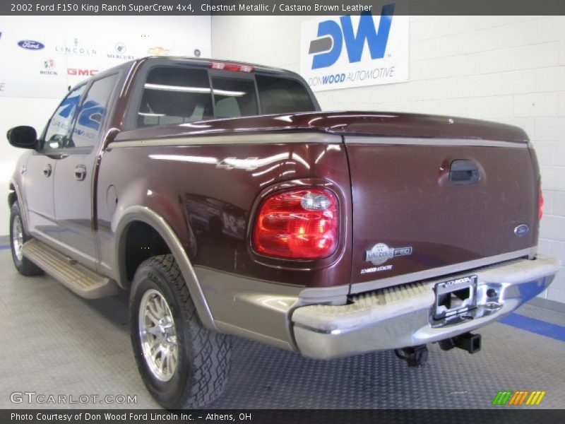 Chestnut Metallic / Castano Brown Leather 2002 Ford F150 King Ranch SuperCrew 4x4