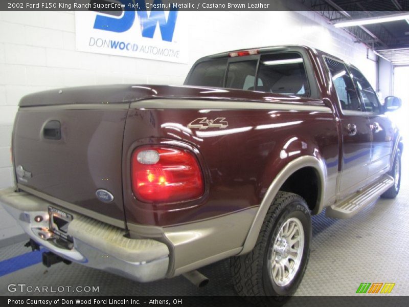 Chestnut Metallic / Castano Brown Leather 2002 Ford F150 King Ranch SuperCrew 4x4