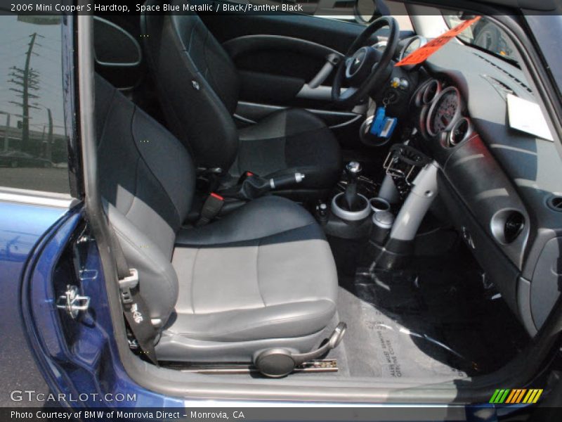 Space Blue Metallic / Black/Panther Black 2006 Mini Cooper S Hardtop