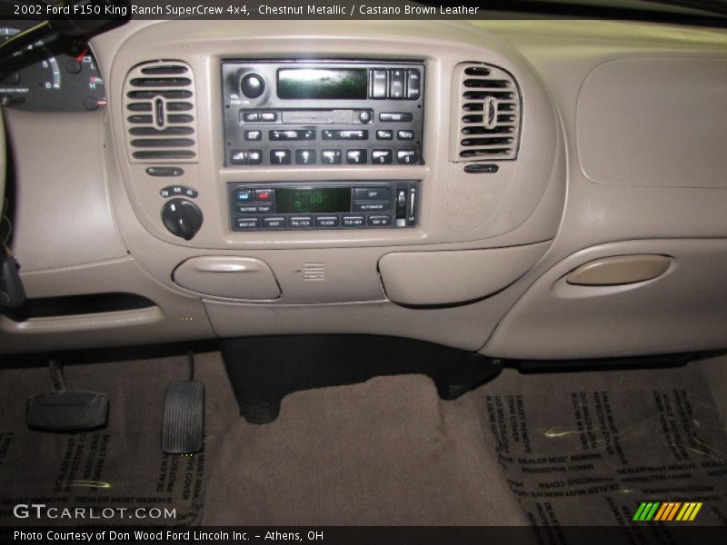 Chestnut Metallic / Castano Brown Leather 2002 Ford F150 King Ranch SuperCrew 4x4