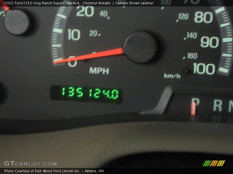 Chestnut Metallic / Castano Brown Leather 2002 Ford F150 King Ranch SuperCrew 4x4