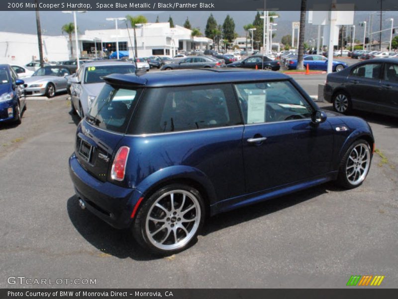 Space Blue Metallic / Black/Panther Black 2006 Mini Cooper S Hardtop