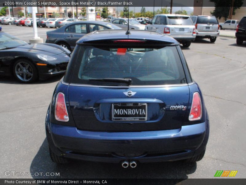 Space Blue Metallic / Black/Panther Black 2006 Mini Cooper S Hardtop