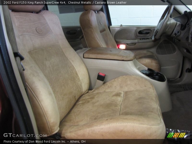 Chestnut Metallic / Castano Brown Leather 2002 Ford F150 King Ranch SuperCrew 4x4
