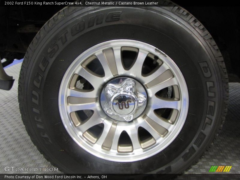 Chestnut Metallic / Castano Brown Leather 2002 Ford F150 King Ranch SuperCrew 4x4